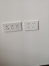 公牛（BULL）118型开关插座面板三联四联多功能五孔连体插座面板带开关G04白 一开单控10孔插座（3位） 实拍图