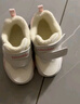 基诺浦（ginoble）学步鞋18个月-5岁冬季加绒加厚摇粒绒男女童棉鞋GW1513白色 实拍图