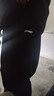 李宁加绒运动裤男秋冬季新款加厚保暖防寒休闲卫裤跑步长裤 经典黑(加绒加厚) XL /180 实拍图
