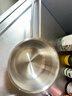 凌丰不锈钢奶锅一人食小煮锅无涂层辅食锅304不锈钢锅电磁炉燃气通用 奶锅 16cm 实拍图