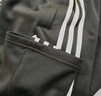 阿迪达斯（adidas）长裤男女秋冬宽松透气直筒裤跑步运动防风休闲裤  黑白 3XL 实拍图