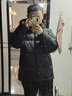 骆驼（CAMEL）抱抱户外羽绒服鸭绒加厚面包服秋冬拒水保暖时尚潮流防风运动外套 幻影黑，男女同款，A1W2PN121N5 M 实拍图