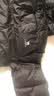 骆驼黑钻3.0羽绒服男女款冬季加厚保暖防风连帽面包服羽绒衣外套 幻影黑-男女同款 M 建议85-110斤 实拍图