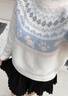 森马（Semir）毛衣女冬小狗费尔岛宽松插肩袖衣服2025俏皮软糯毛衫109725107005 晒单实拍图