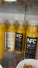 农夫山泉100%纯果汁NFC橙汁300ml*10瓶整箱鲜果冷压榨饮料礼盒热门商品 实拍图