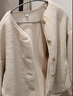 优衣库女装男装仿羊羔绒摇粒绒休闲开衫长袖宽松外套冬新款479616 01 乳白色 XS /150/76A 实拍图