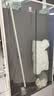美诺鱼缸客厅半圆型鱼缸屏风大中小型家用落地式玻璃金鱼缸生态免换水 白冰花 60*40*138 实拍图