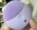 斐珞尔（FOREO）露娜洁面仪LUNA mini3净透洁面仪平衡油脂洗脸仪电动清洁毛孔洗脸神器 紫色 实拍图