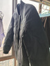 卡宾男装90白鸭绒羽绒服23秋冬无线绗缝保暖外套 煤黑色 L 实拍图