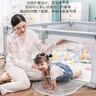 宝之轩围栏婴儿地上爬爬垫宝宝客厅防护栏儿童带爬行垫游戏家用室内乐园 1cm爬行垫+围栏（1.8*1.5m)+60球 实拍图