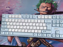 联想（Lenovo）无线键盘鼠标套装轻音办公键盘无线键鼠套装电池款机械手感键盘一体机台式笔记本电脑通用外设键鼠 蓝白色-键鼠套装 实拍图