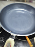荣事达（Royalstar）平底锅不粘锅家用平底煎锅煎蛋神器煎饼锅煎牛排专用锅 【不易粘锅】蓝钛平底锅带盖 26cm 实拍图