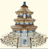 大眼小娃3D立体拼图木质 古建筑天坛拼装积木模型儿童DIY手工玩具圣诞礼物 实拍图