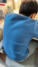 真维斯男童保暖内衣儿童加绒打底衫冬季学生校服神器青少年中大童冬装 海军蓝 J飞行宇航X 150 实拍图