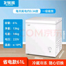 北极熊（BEIJIXIONG）冰柜家用冷柜小型一级能效全冷冻冷藏两用卧式储奶母乳速冻保鲜节能省电100升/200升/300升 单门单温61升【万人力荐 一级能效】 61L 实拍图