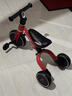 babycare儿童三轮车宝宝平衡脚踏车多功能二合一学步滑步车1-5岁 罗拉红 实拍图