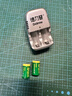 德力普（Delipow）cr2充电电池3V CR123A锂电池3.7V大容量充电套装适用拍立得相机/测距仪/碟刹锁/报警器/手电筒等 3.2V CR2锂电池【2节】+充电器 实拍图