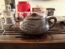徐保国 【销量10万+】宜兴紫砂壶手工茶壶节日礼物泡茶壶 紫泥仿古壶 徐保国 球孔 天道酬勤石瓢 实拍图