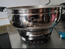 美的（Midea）电蒸锅 电炒锅电煮锅电火锅多功能锅家用蒸煮炒一体电锅蒸蛋器21.3L多用途锅全钢0涂层MZ-ZGC34G02 实拍图