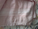 金号新疆棉浴巾A类纯棉柔软吸水情侣洗澡巾 单条 140*72cm 320g藕粉色 实拍图
