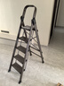 奥鹏梯子家用五步折叠梯加厚铝合金室内户外登高爬梯楼梯人字梯工程梯 实拍图