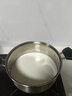 苏泊尔SUPOR 小红圈304不锈钢汤锅奶锅22cm煮面锅复底通用ST22H1 实拍图