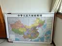 景誉澜珊2026年中国地图挂图家用客厅壁画世界地图书房办公室高清地理挂画 中国地图 实木带框150*100cm 实拍图