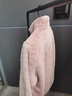 优衣库女装男装长绒摇粒绒拉链茄克/长袖外套夹克冬新款479611 12 桃红色 XL 实拍图