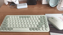 B.O.W航世 MK397DL无线蓝牙双模可充电键盘鼠标套装 静音轻薄ipad平板手机办公笔记本台式通用 清新绿 实拍图
