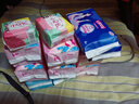七度空间(SPACE7)卫生巾少女生纯棉薄款姨妈巾组合装整箱批发 【全周期整箱】日夜用组合132片 实拍图