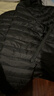 京东京造穿山甲轻薄羽绒服 连帽白鸭绒户外秋冬外套短款男 黑色 XL 实拍图