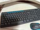 罗技（Logitech）MK275 键鼠套装 无线键鼠套装 办公键鼠套装 全尺寸 商务键鼠套装 带无线2.4G接收器 黑蓝色 实拍图
