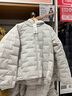 优衣库莫雷加德同款男装女装PUFFTECH空气棉服连帽外套夹克478268 478268/01乳白色 XL 实拍图