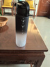 京东京造运动水杯  tritan水杯运动水壶大容量外出方便携带 黑白渐变1L 实拍图