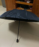 出行必备⭐晴雨两用简约隔热双人雨伞防紫外线遮阳防晒伞自动大号 8骨黑胶手动-黑色 实拍图
