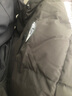 雪中飞秋冬新款时尚休闲舒适廓形男士“H”版型印花立领连帽羽绒服男 黑色|8056 3XL /190/108A 实拍图