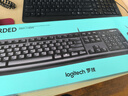 罗技（Logitech）MK120 键鼠套装 有线键鼠套装 办公键鼠套装 电脑键盘 USB即插即用 全尺寸 黑色 实拍图