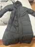 京东京造面包超长款羽绒服运动户外冬加厚保暖外套 黑色 2XL 实拍图