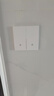 国际电工无线遥控开关220v控制器86型智能双控免布线家用电灯远程随意贴 二开白套装 实拍图