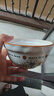 家用釉下彩陶瓷田园风现代风简线花朵4.8英寸碗/7英寸盘餐具套装 简线花朵 4.8英寸碗4个装 实拍图