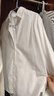 优衣库女装全棉衬衫/长袖衬衣薄外套通勤长绒棉479078 00 白色 M 实拍图