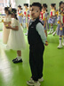 罗蒙儿童西装男童礼服花童马甲套装主持人婚礼钢琴毕业表演 黑色 140 实拍图