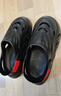 卡帝乐鳄鱼洞洞鞋男夏季包头凉鞋踩屎感沙滩鞋两用凉拖鞋男 1564 黑色 42-43 实拍图