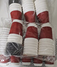 特美居（temeiju）一次性咖啡杯纸杯加厚防烫杯子食品级水杯瓦楞商务茶杯30套带盖 实拍图
