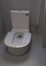 星雨洁 台式蹲便器 坐便器马桶改蹲坑免砌台安装陶瓷水箱一体防臭大便器 300坑距存水弯款喷枪款（包安装拆旧） 实拍图