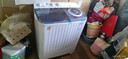 小鸭【官方店】半自动洗衣机迷你小型波轮大容量租房宿舍家用双桶双缸分区脱水甩干老式强力去污 15.5KG【洗10+脱5.5+强劲电机全国联保】 实拍图