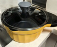 北鼎（Buydeem）小奶锅18 迷你锅宝宝辅食锅温奶汤锅一人用平底锅不粘锅泡面锅 小鹅黄|不粘奶锅 18cm 实拍图