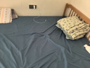 洁丽雅（Grace）A类抗菌防水床笠隔尿可水洗单层床垫保护套1.5m兰 实拍图