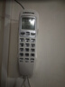 中诺电话机座机固定电话来电显示桌壁两用免电池有线板机坐机C259白色办公伴侣 实拍图