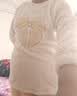 都市丽人内衣秋冬加绒睡衣女套装加厚套头长毛绒长袖女士家居服2H32H3 实拍图
